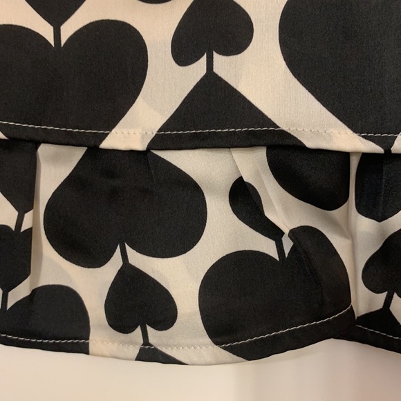 Girls heart dress size 7/8. Black hearts tan background. - Picture 5 of 10